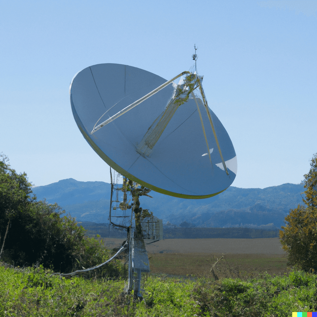 Antena satelital